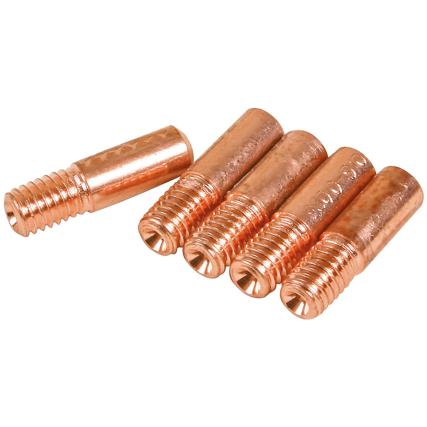 SIP 5pc 0.8mm M6 MB15 MIG Welding Contact Tips