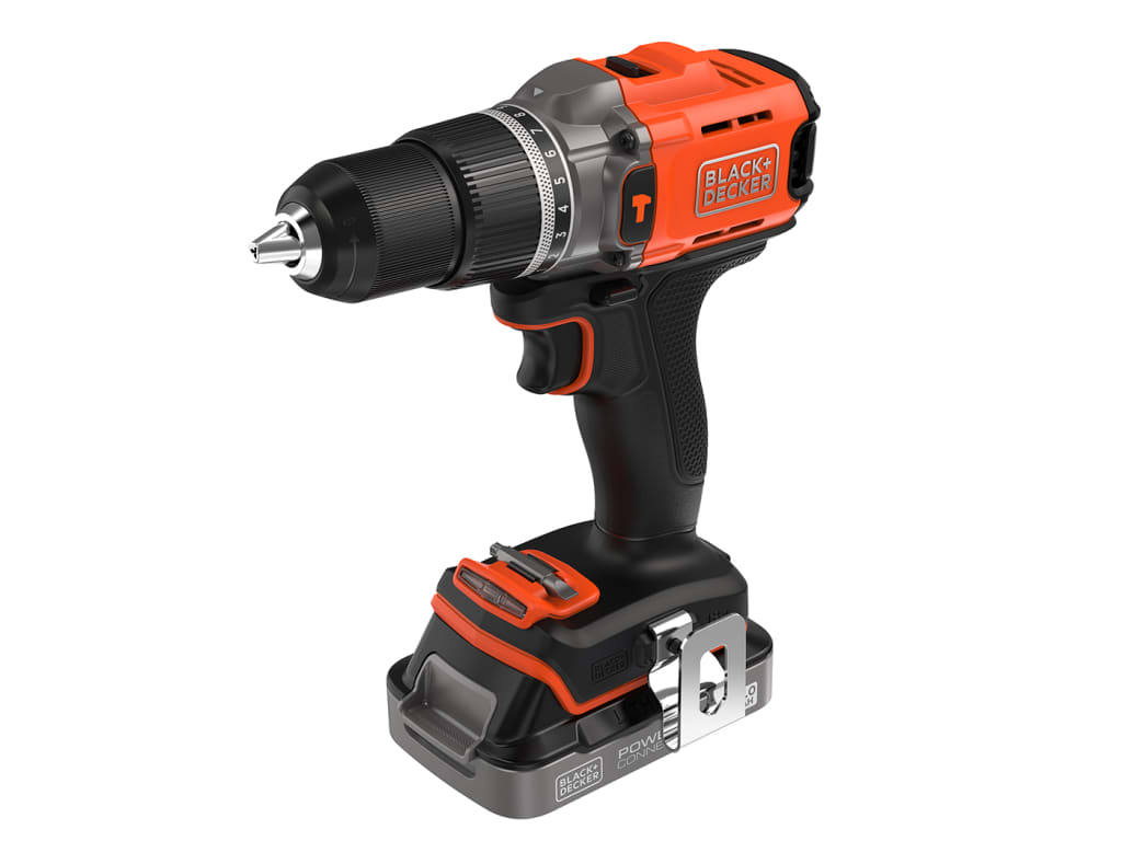 BCD383D1XK POWERCONNECT™ Hammer Drill 18V 1 x 2.0Ah Li-ion