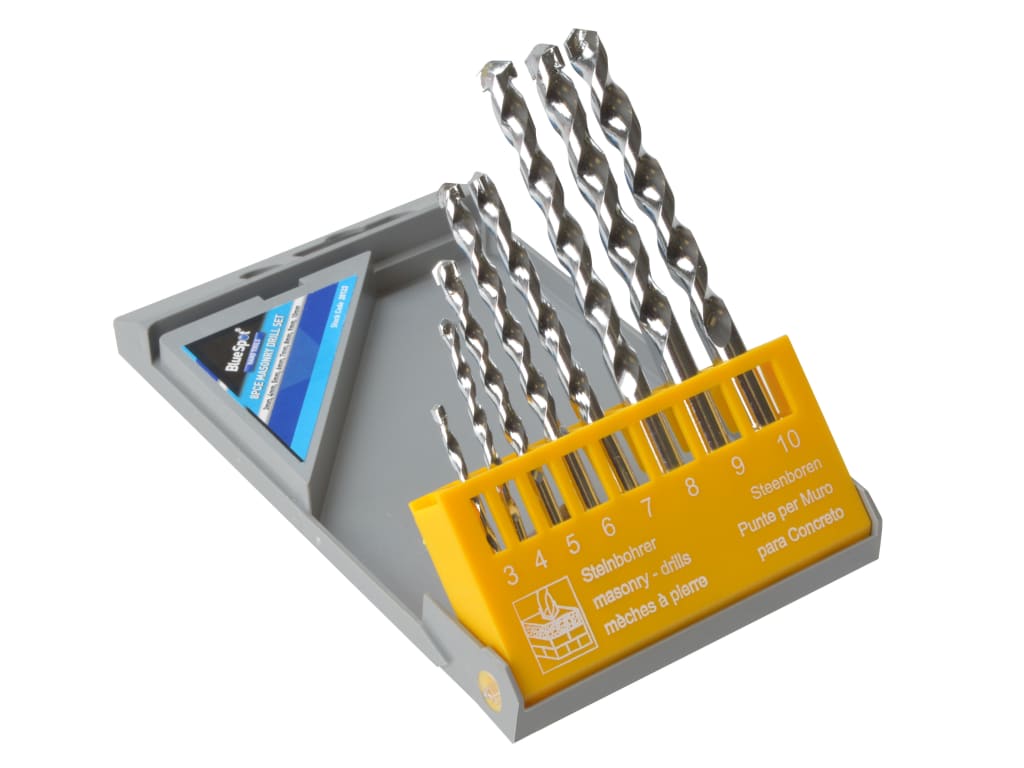 Masonry Drill Set, 8 Piece