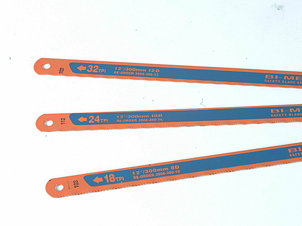 3906 Sandflex Hacksaw Blades 300mm (12in) (8, 24 & 32 TPI) (Pack 3)