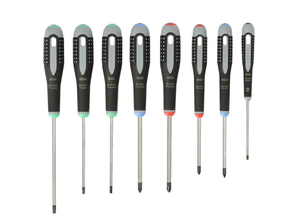BE-9872 ERGO™ Screwdriver Set, 8 Piece