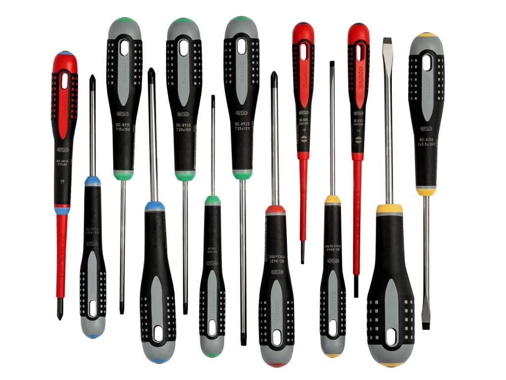 BE-9875 ERGO™ Screwdriver Set, 13 Piece