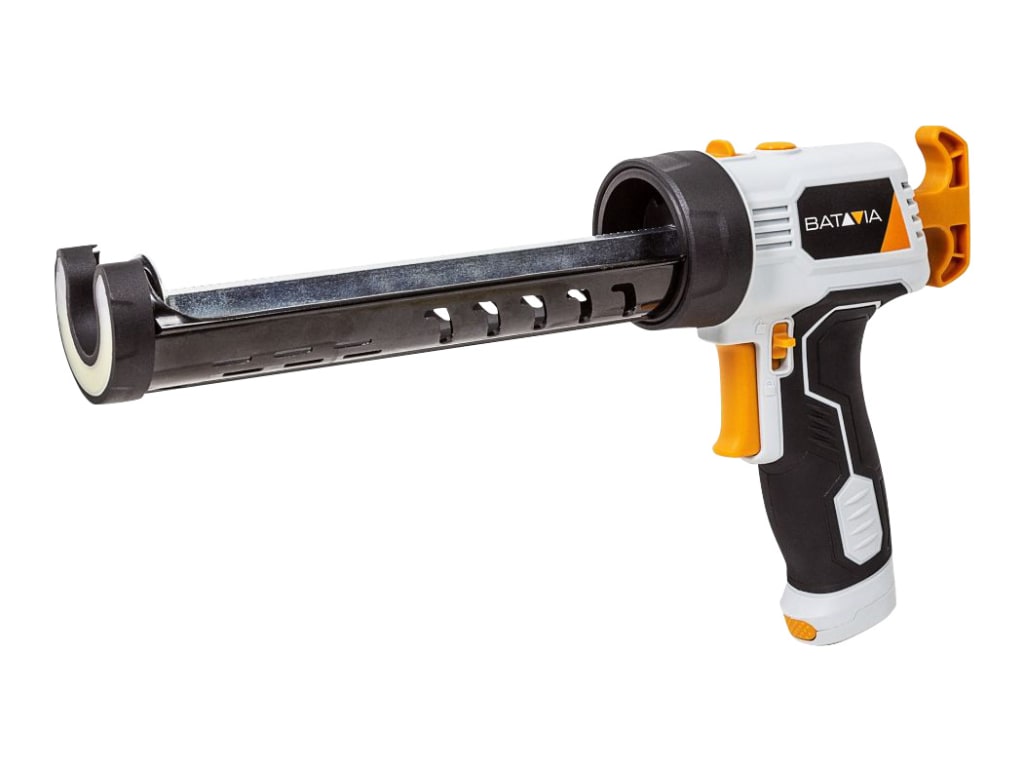 Maxxpush 6V Caulking Gun with LED (powered by 4 x AA batteries)