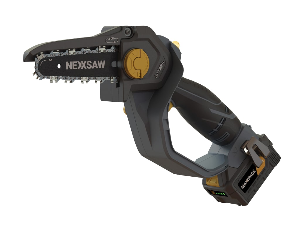 Maxxpack Nexxsaw Brushless One-Hand Chainsaw 7in 18V 1 x 4.0Ah Li-ion