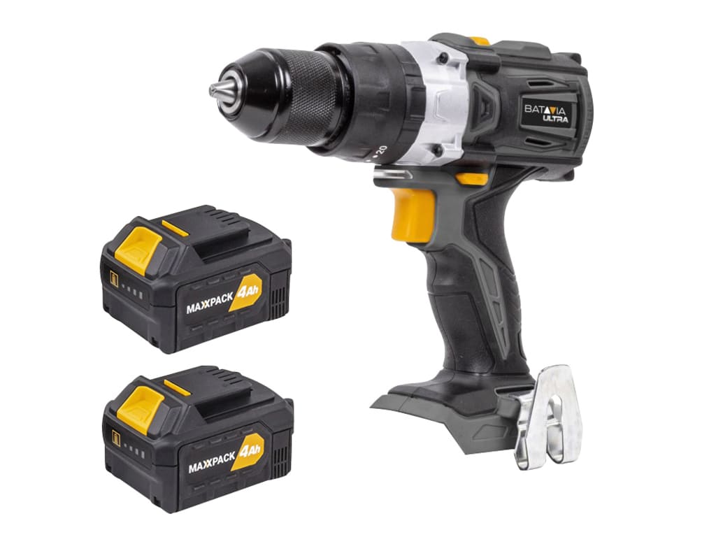 MAXXPACK ULTRA Brushless Combi Drill 18V 2 x 4.0Ah