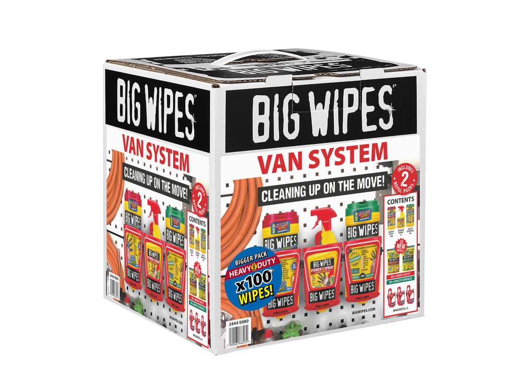 Big Wipes Van System (8 Product Kit)