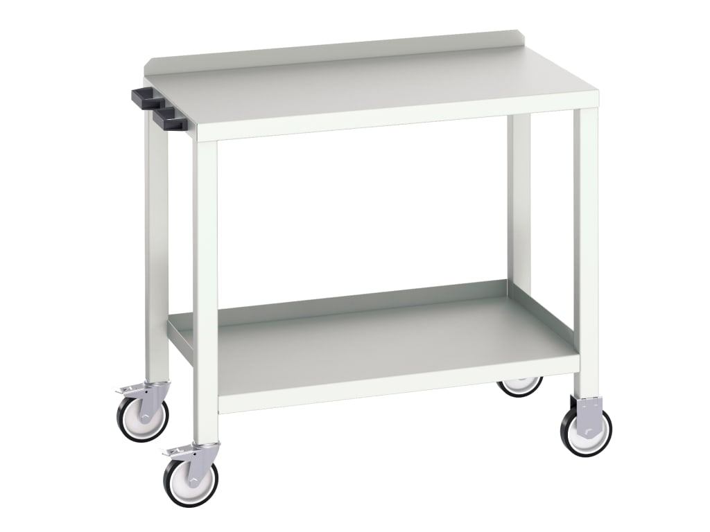 Verso Mobile Welded Bench, Steel Top 1000 x 600mm