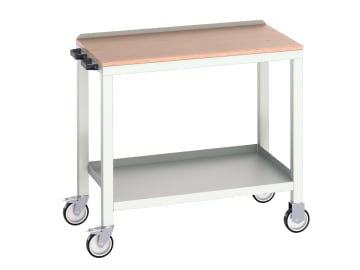 Verso Mobile Welded Bench, Multiplex Wood Top 1000 x 600mm