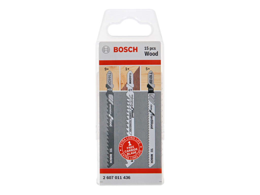 Wood Jigsaw Blade Set, 15 Piece