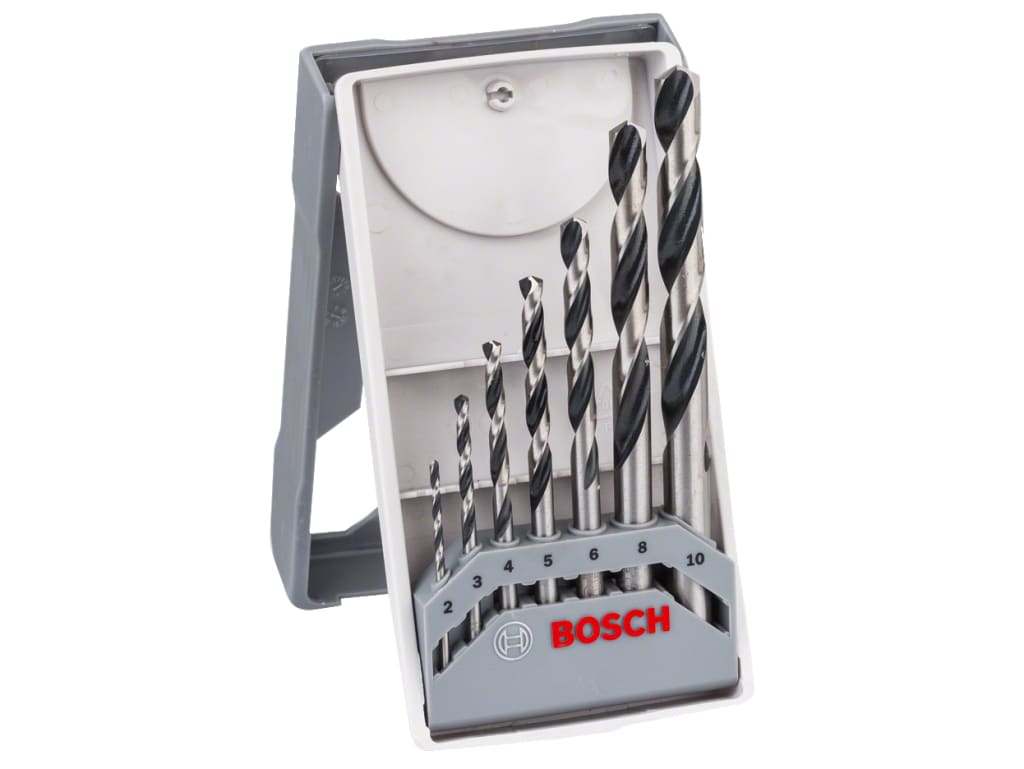 HSS Twist PointTeQ Drill Bit Set, 7 Piece