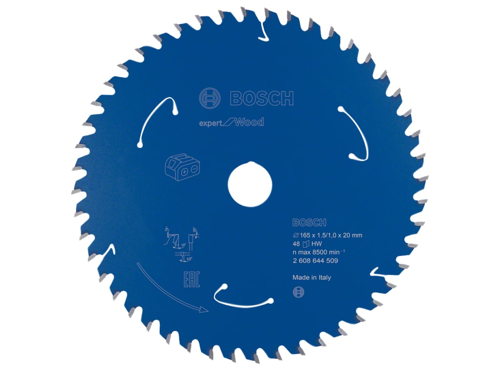 Expert for Wood Circular Saw Blade for Cordless Saws 165 x 20mm x 48T