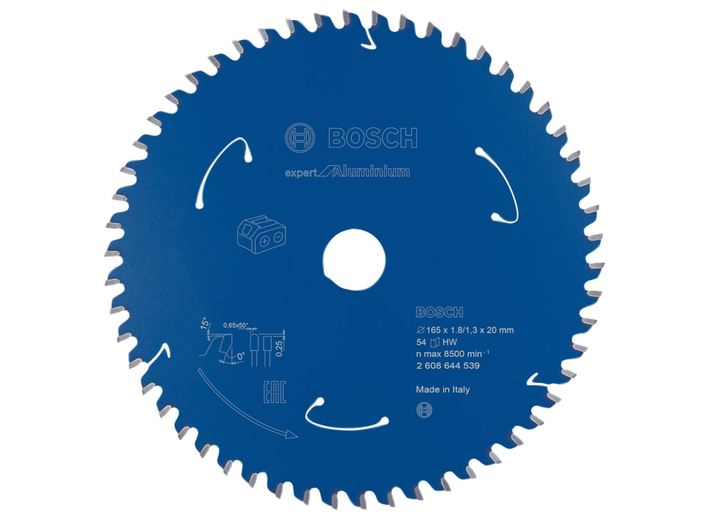 Expert for Aluminium Circular Saw Blade for Cordless Saws 165 x 20mm x 54T