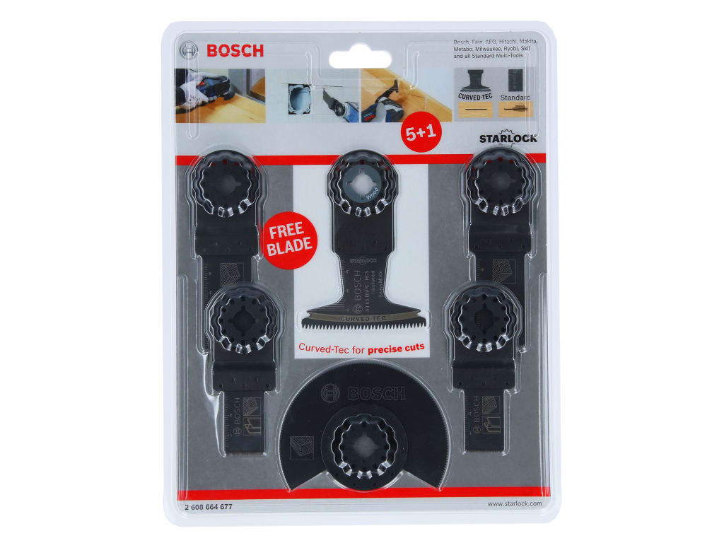 Universal Starlock Multi Tool Blade Set, 6 Piece