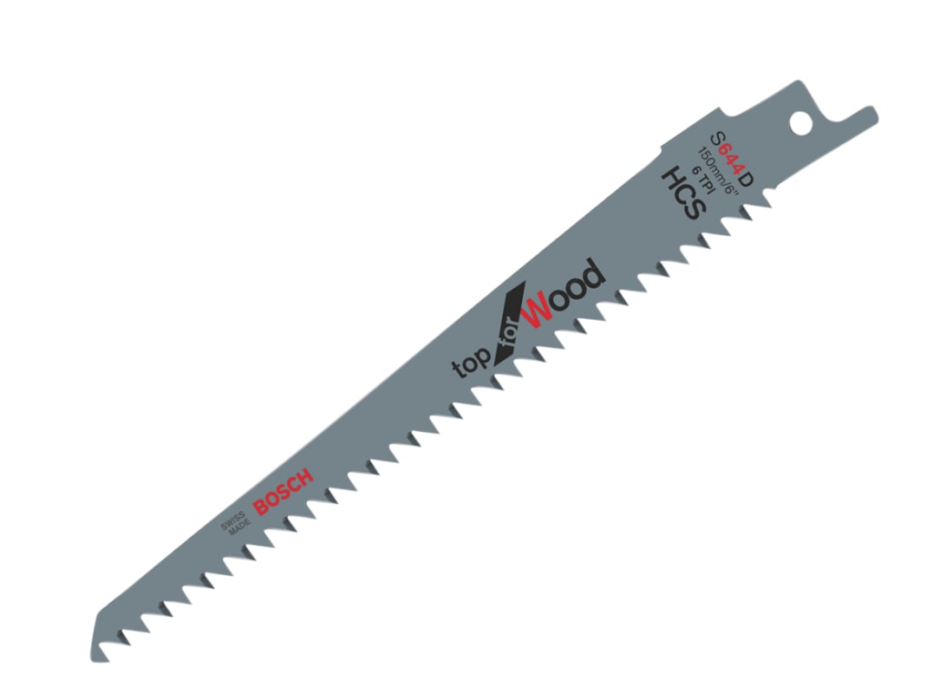 S 644 D Top for Wood Reciprocating Saw Blade 150mm 6 TPI (Pack 100)