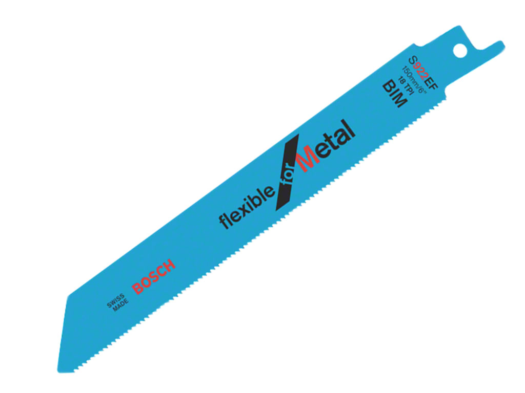 S 922 EF Flexible for Metal Reciprocating Saw Blade 150mm 18 TPI (Pack 5)