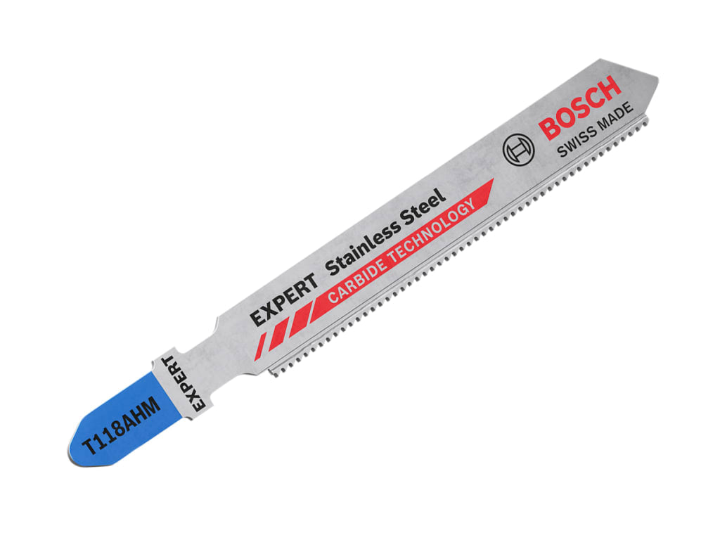 EXPERT Stainless Steel T118 AHM Jigsaw Blade 83mm Pack of 3