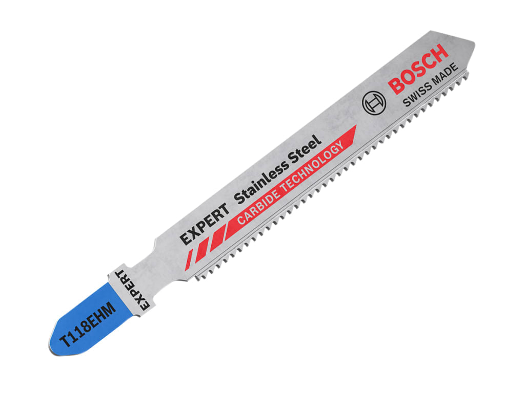 EXPERT Stainless Steel T118 EHM Jigsaw Blade 83mm Pack of 3