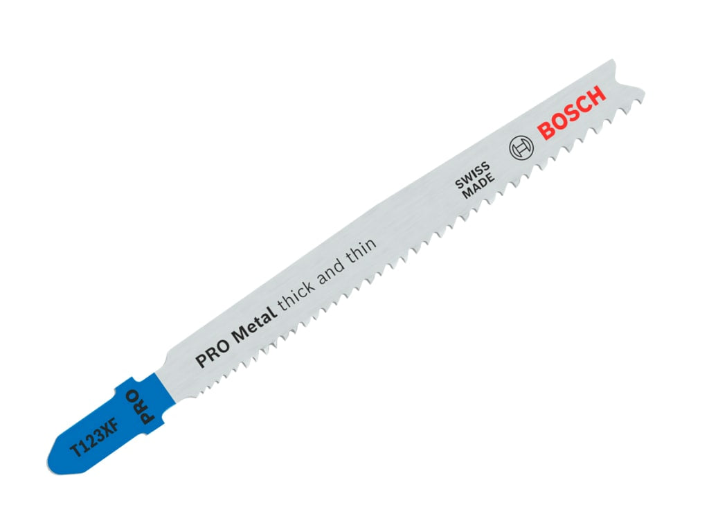 PRO Metal thick and thin T123XF Jigsaw Blade 100mm Pack of 5