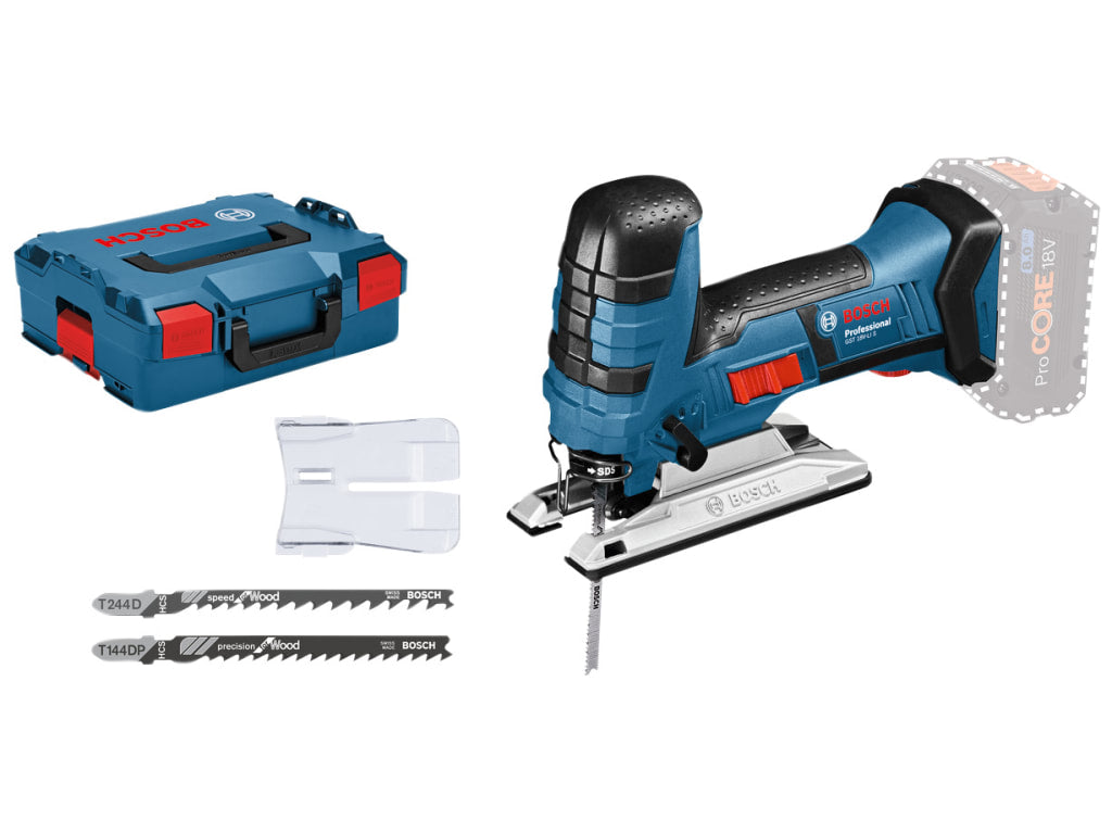 GST 18V-Li S 18V Professional Barrel Grip Jigsaw Bare Unit + L-BOXX