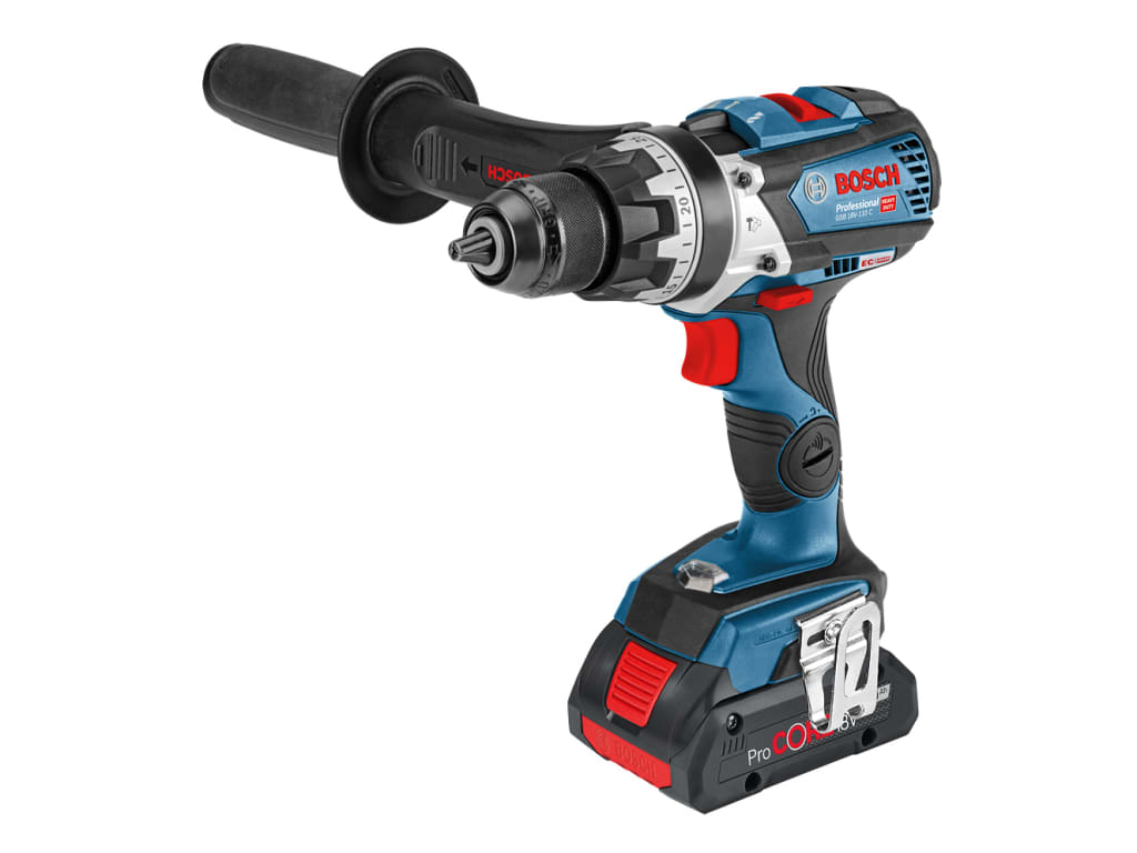 GSB 18V-110C B/L Combi Drill Kit 18V 2 x 4.0Ah ProCORE18V Li-ion