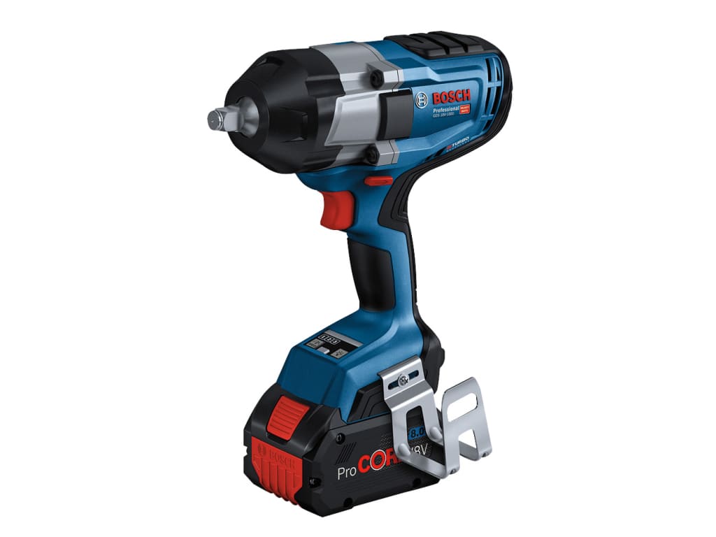 GDS 18V-1000 Pro BITURBO 1/2in Impact Wrench 18V 2 x 8.0Ah ProCORE18V Li-ion