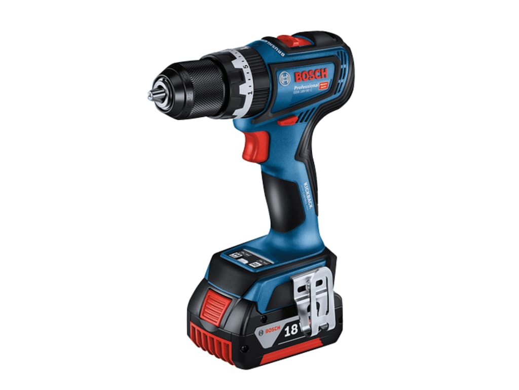 GSB 18V-90 C Professional Combi Drill 18V 2 x 4.0Ah Li-ion