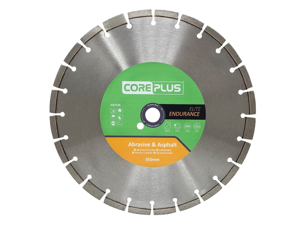 AB350E Elite Abrasive & Asphalt Diamond Blade 350mm