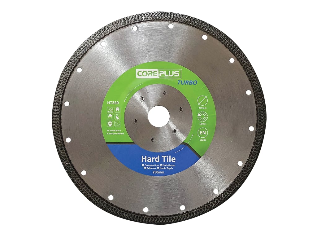 HT250 Hard Tile Turbo Diamond Blade 250mm