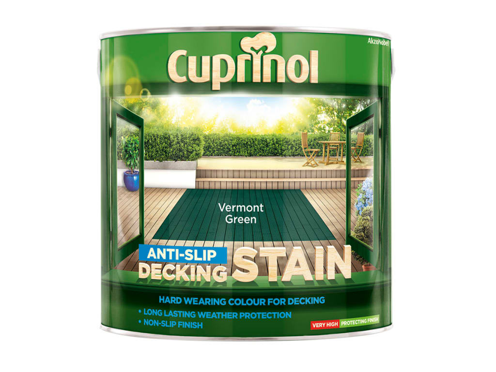 Anti-Slip Decking Stain Vermont Green 2.5 litre