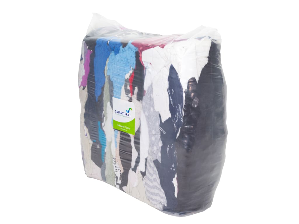 Coloured Cotton T-Shirt Wipers 10kg