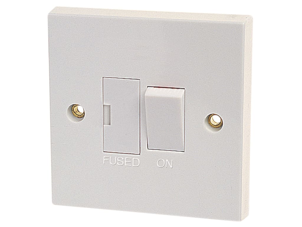 Switched Fused Spur without Pilot Lamp 13A
