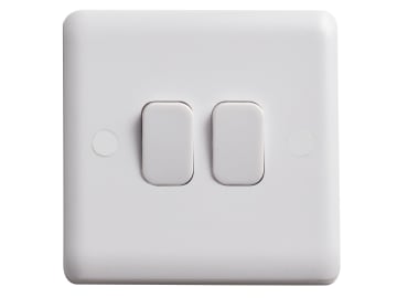 Light Switch 2-Gang 2-Way