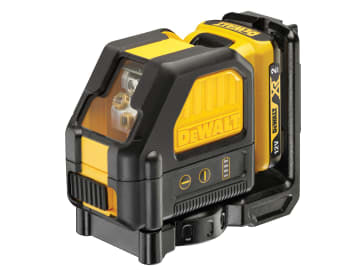 DCE088D1R Self-Levelling Red Cross Line Laser 12V 1 x 2.0Ah Li-ion