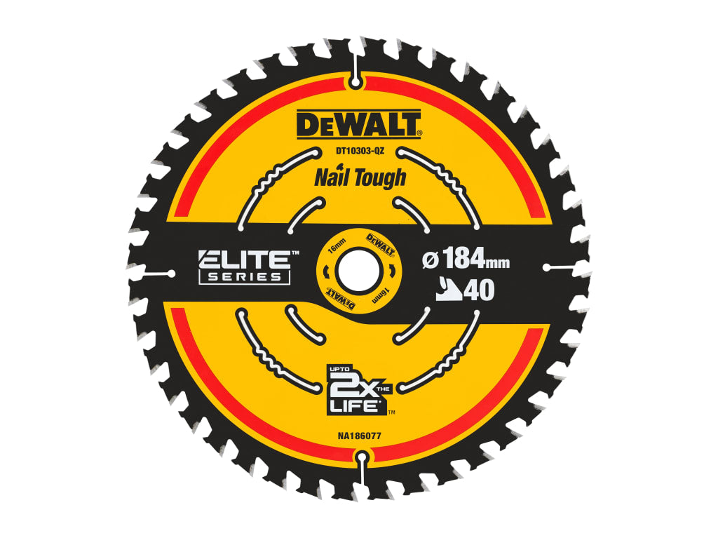 ELITE™ Series 2nd Fix Circular Saw Blade 184 x 16mm x 40T