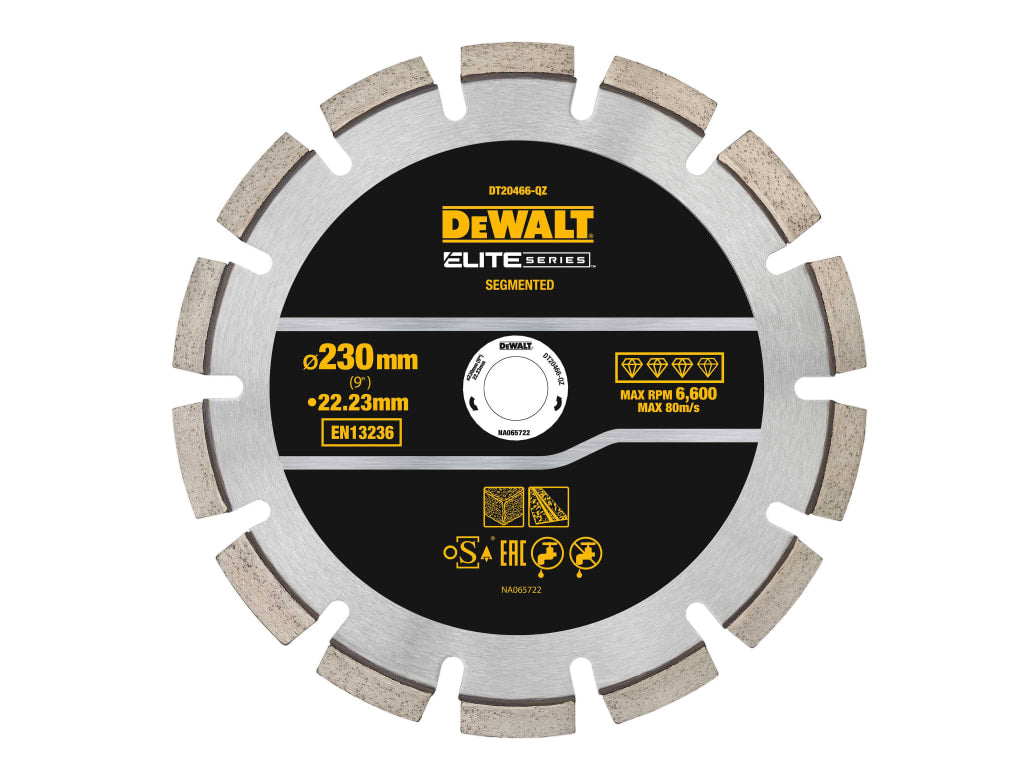 ELITE SERIES™ Asphalt Diamond Segmented Wheel 230 x 22.23mm