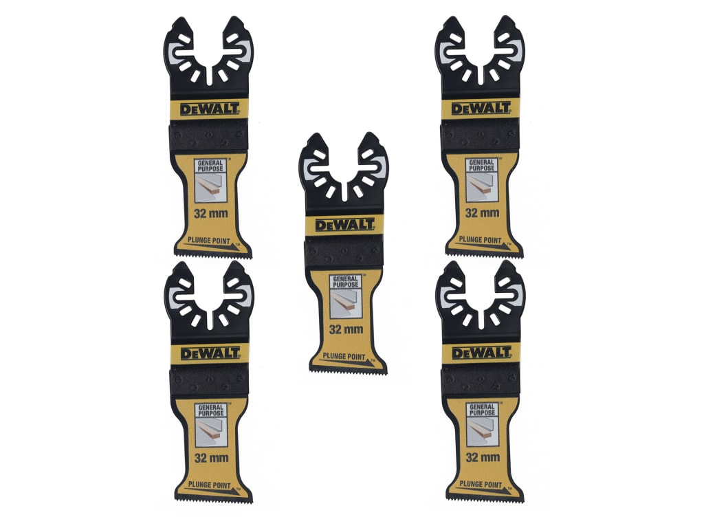 DT20776 Bi-Metal Plunge Point Multitool Blade 32mm (5 Pack)