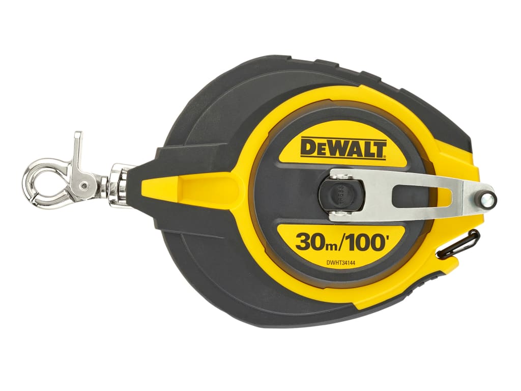 Steel Long Tape Measure 30m/100ft (Width 12mm)