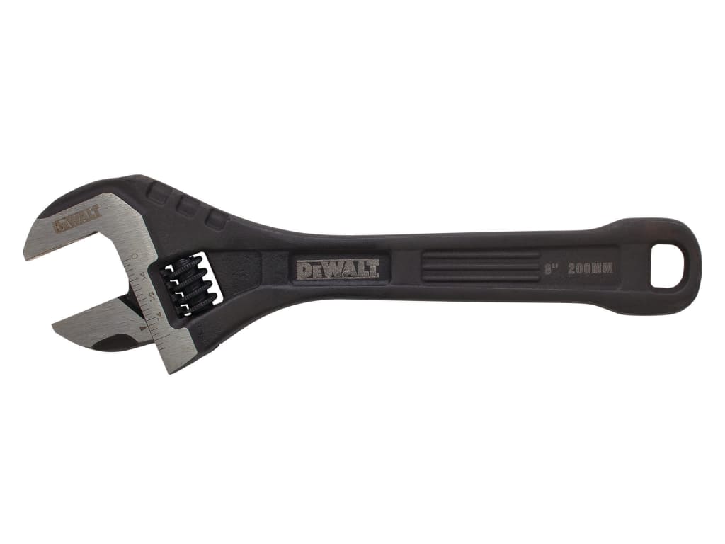 All Steel Adjustable Wrench 8in