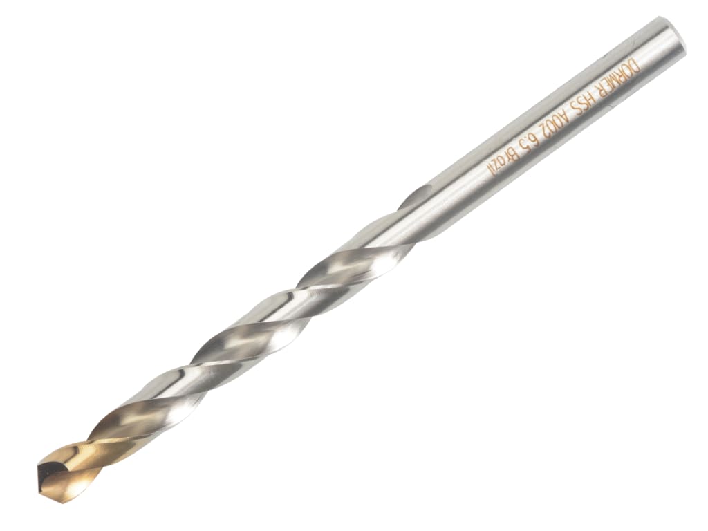 A002 HSS-TiN Coated Jobber Drill 6.50mm OL:101mm WL:63mm