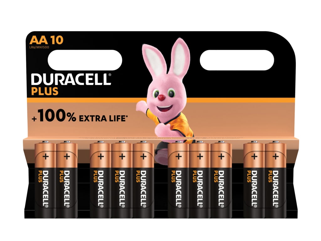 AA Cell Plus Power +150% Batteries (Pack 10)