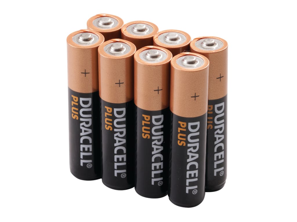 AAA Cell Plus Power RO3A/LR0 Batteries (Pack 8)