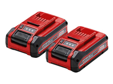 PLUS Power X-Change Battery Twin Pack 18V 2 x 4.0Ah Li-ion