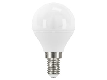 LED SES (E14) Opal Golf Non-Dimmable Bulb, Warm White 470 lm 5.2W