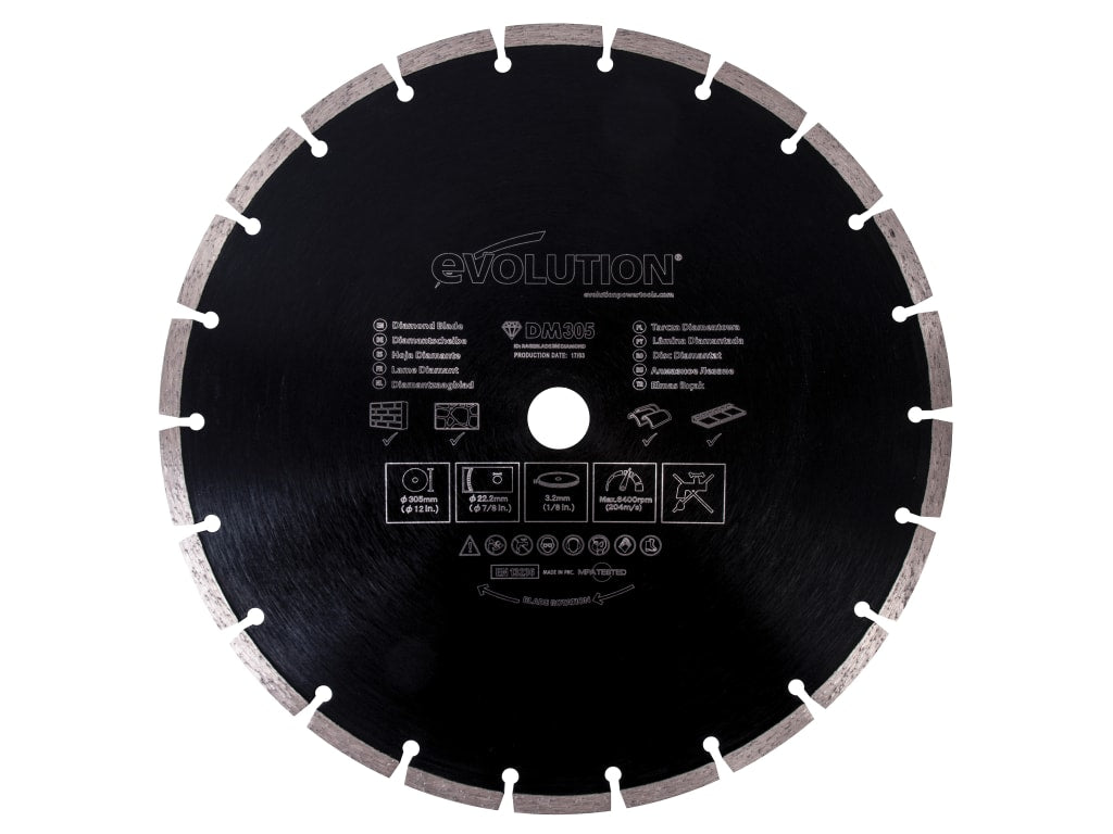 RAGE® Diamond Blade, Segmented Rim 305 x 22.2mm