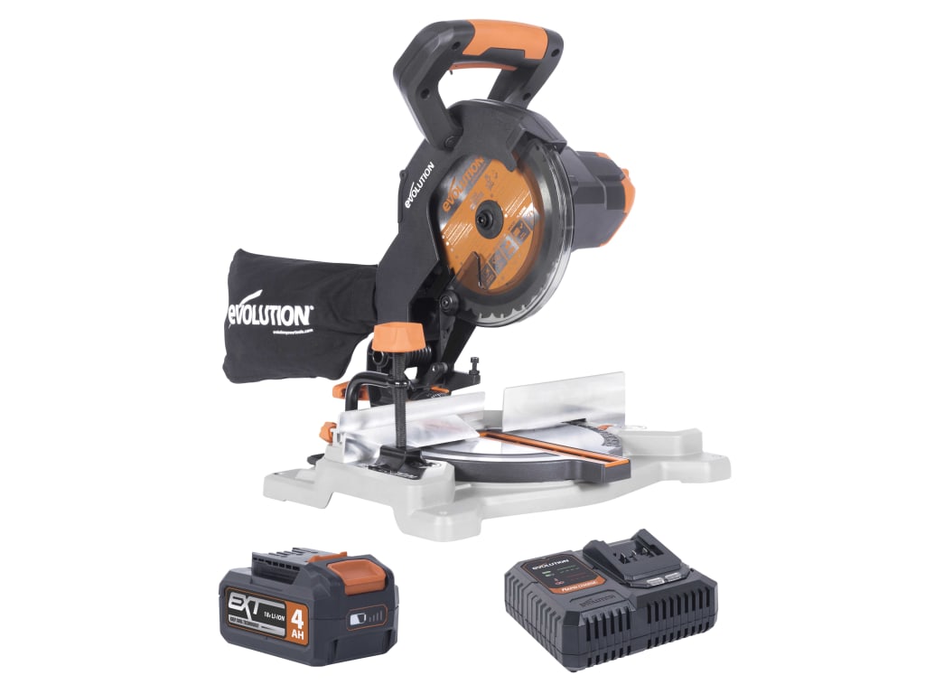 R185CMS-Li EXT Compound Mitre Saw 18V 1 x 4.0Ah Li-ion