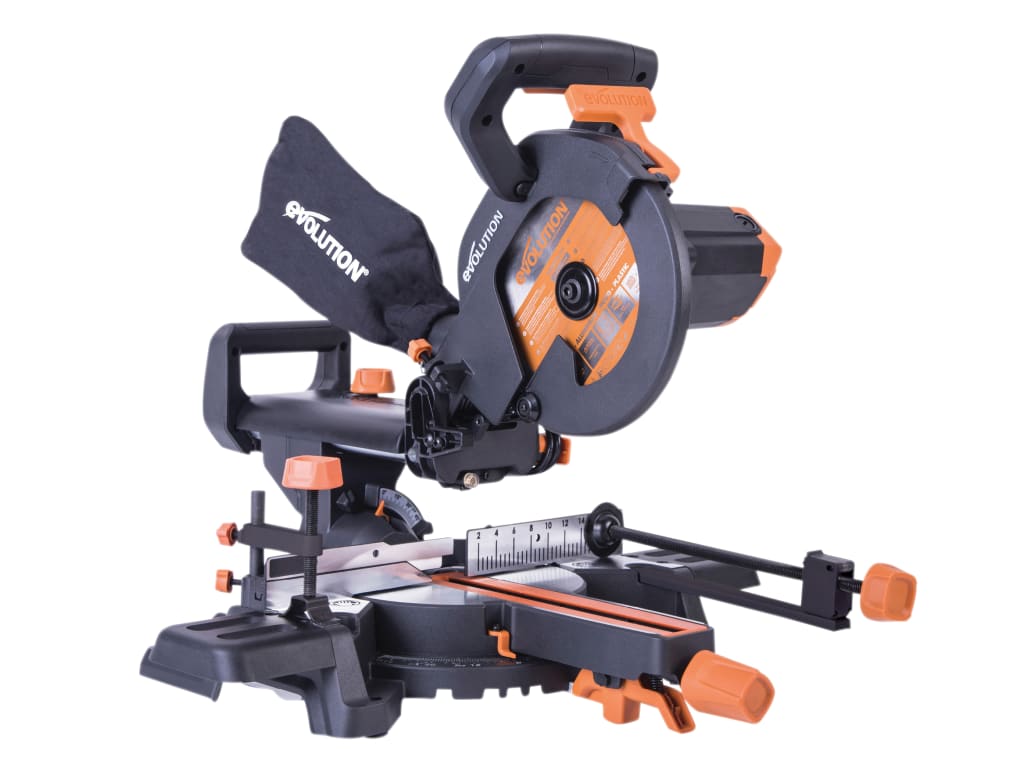 R210SMS+ Pro Multi-Material Sliding Mitre Saw 210mm 1500W 110V