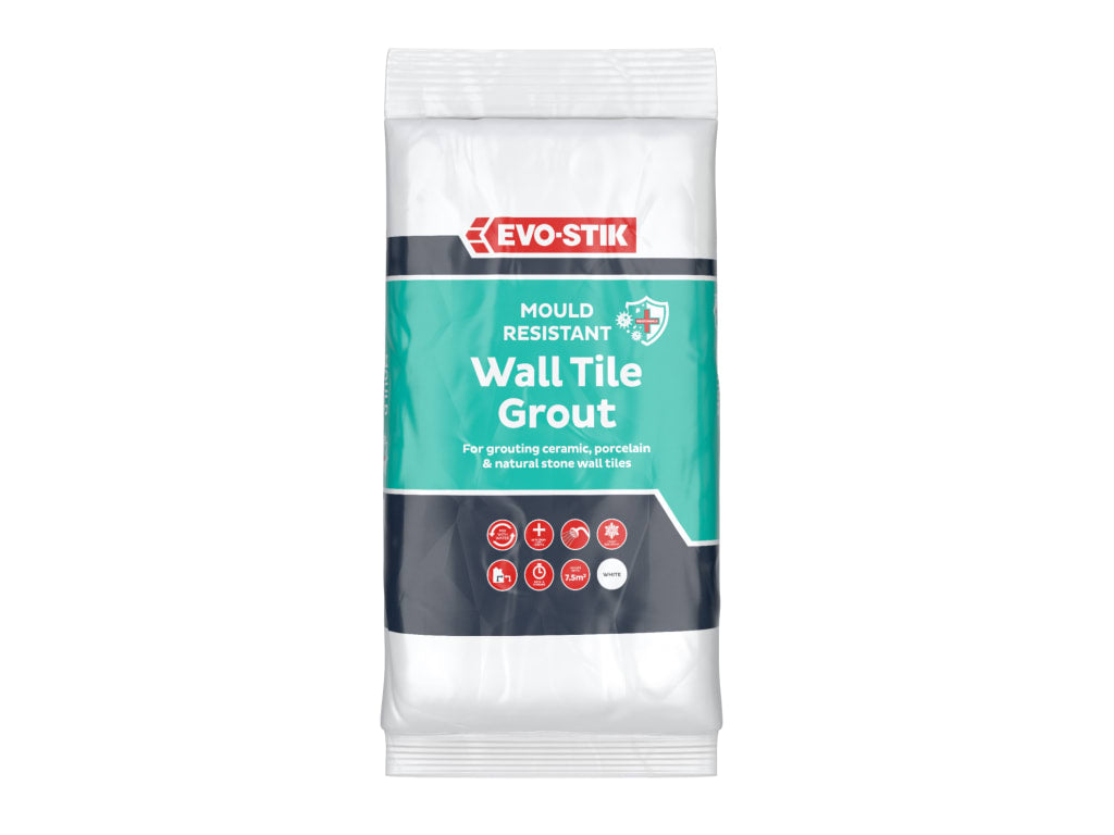Wall Tile Grout Mould Resistant White 1.5kg