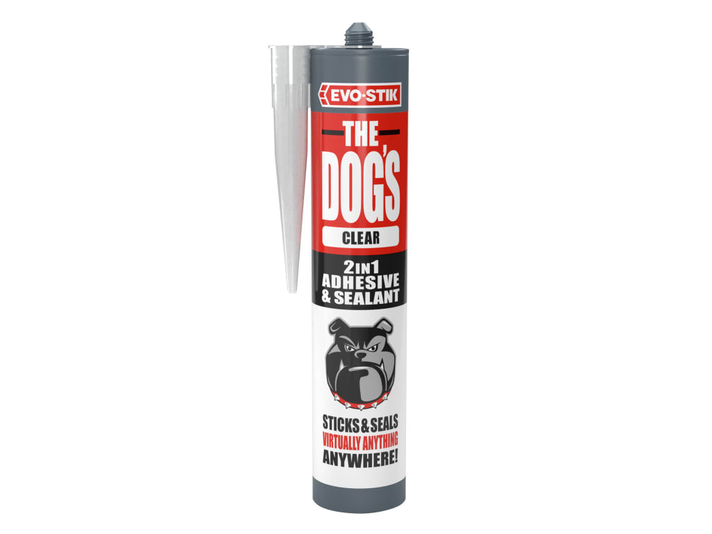 The Dog's Multipurpose Adhesive & Sealant Crystal Clear 290ml