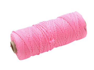 Hi-Vis Nylon Brick Line 100m (330ft) Pink