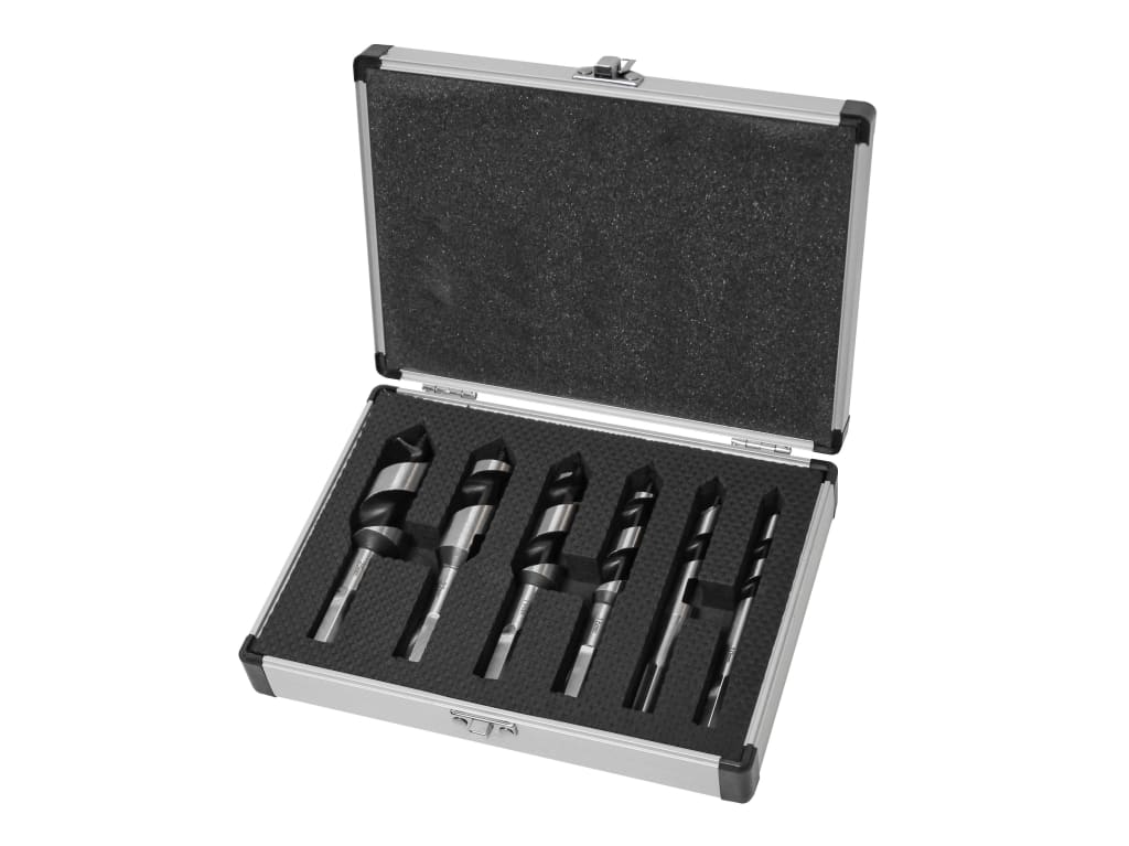 Stubby Combination Wood Auger Bit Set, 6 Piece